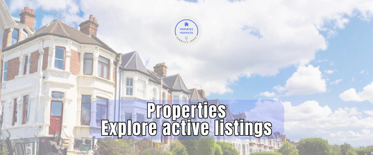 Properties – explore active listings in South Shore & Laval