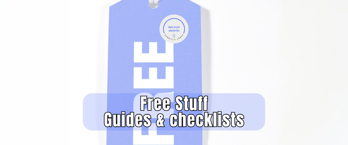 Free Stuff – guides and checklists for buyers & sellers